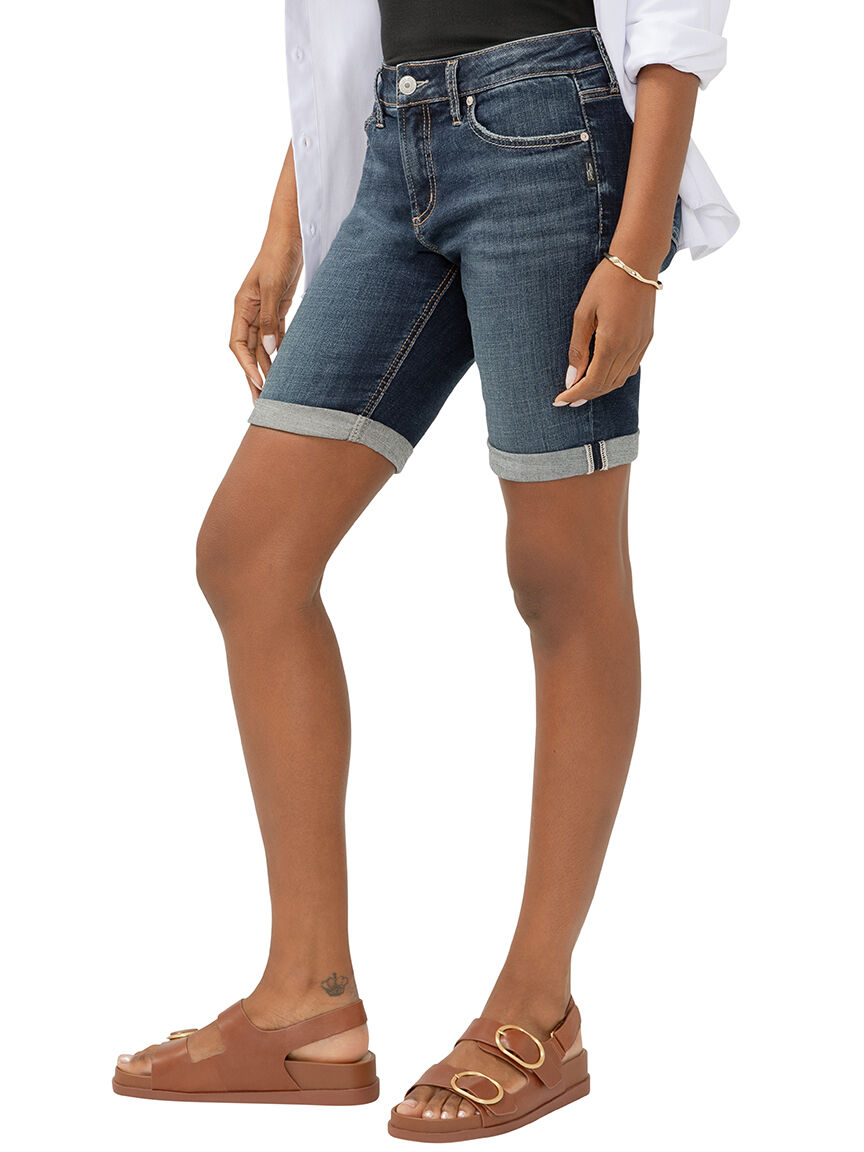Elyse Mid Rise Bermuda Shorts Image 3