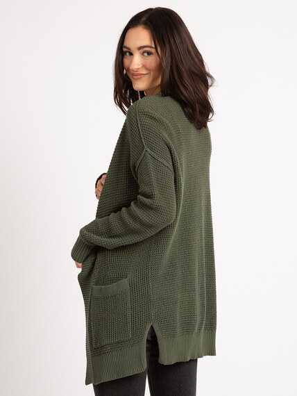forest long sleeve open cardigan Image 3