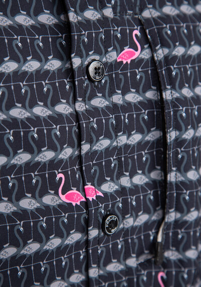 flamingo short sleeve shirt Image 5