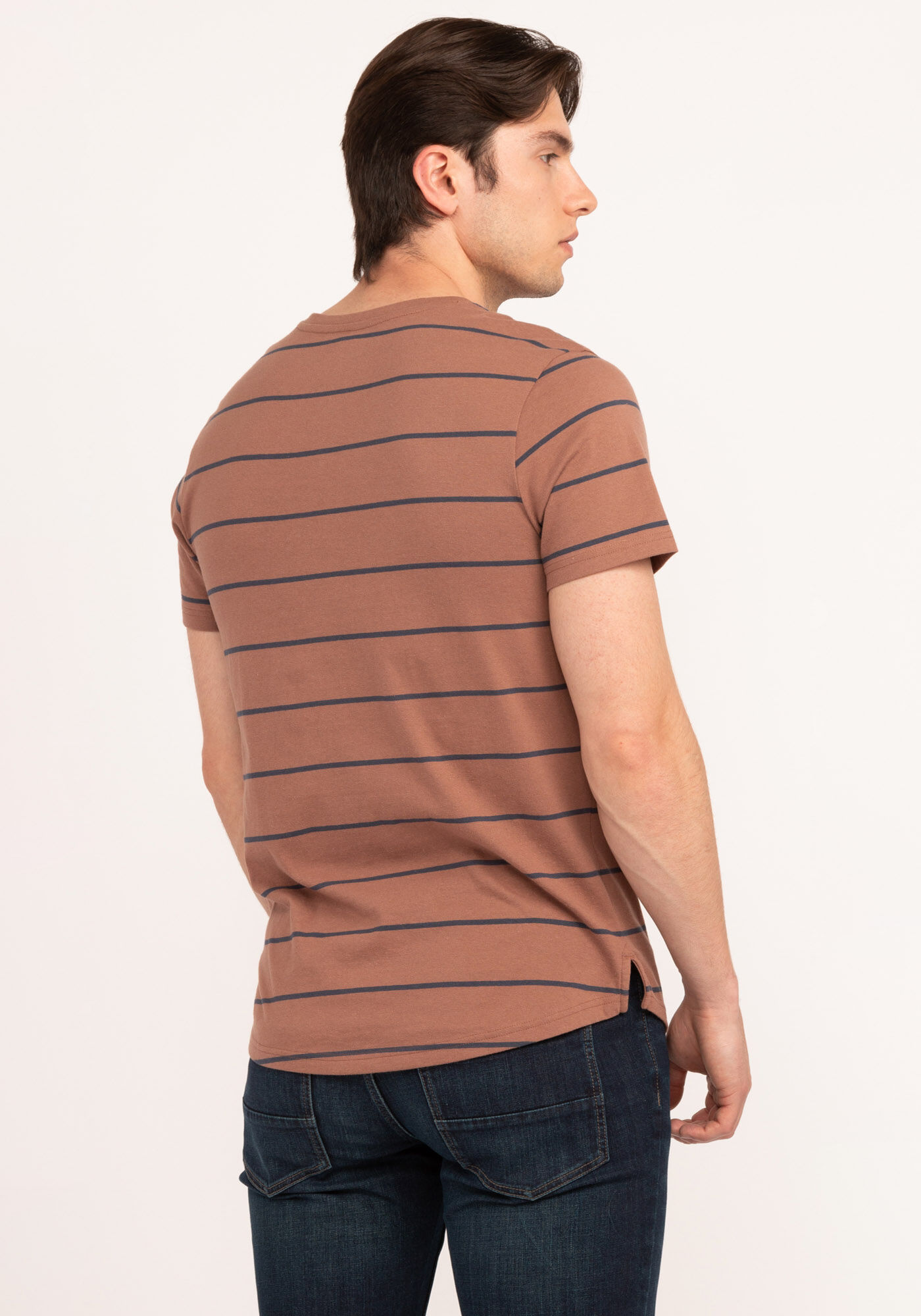 dominic basic henley t-shirt Image 2