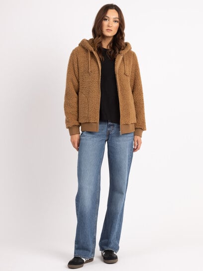 carley full zip sherpa hoodie carley full zip sherpa hoodie