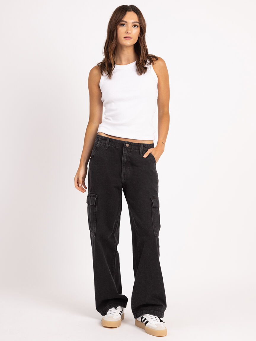 94 baggy cargo jean black Image 1