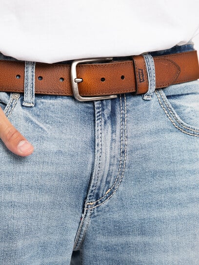classic belt with edge stitch classic belt with edge stitch