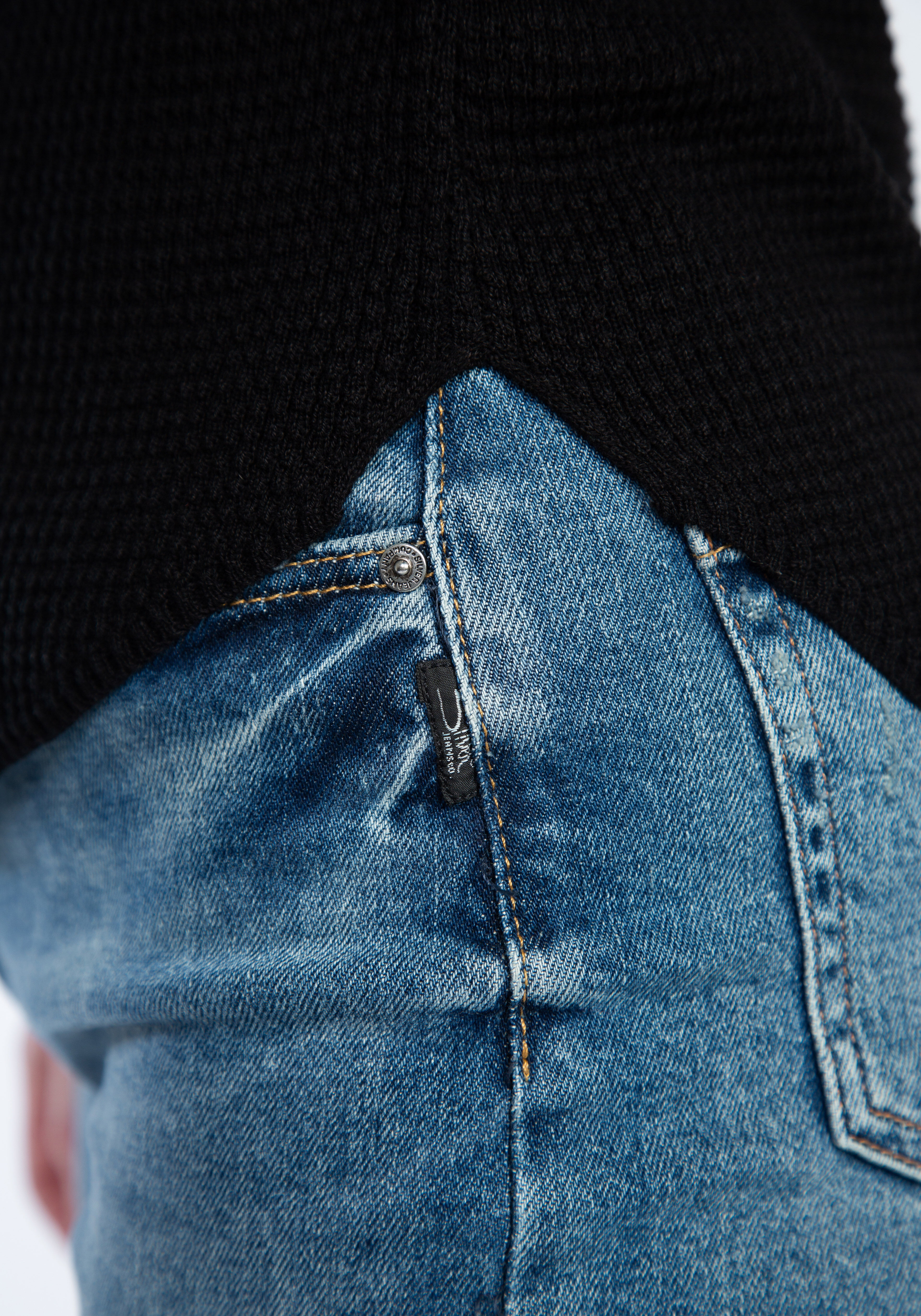 maria waffle crew neck sweater Image 5