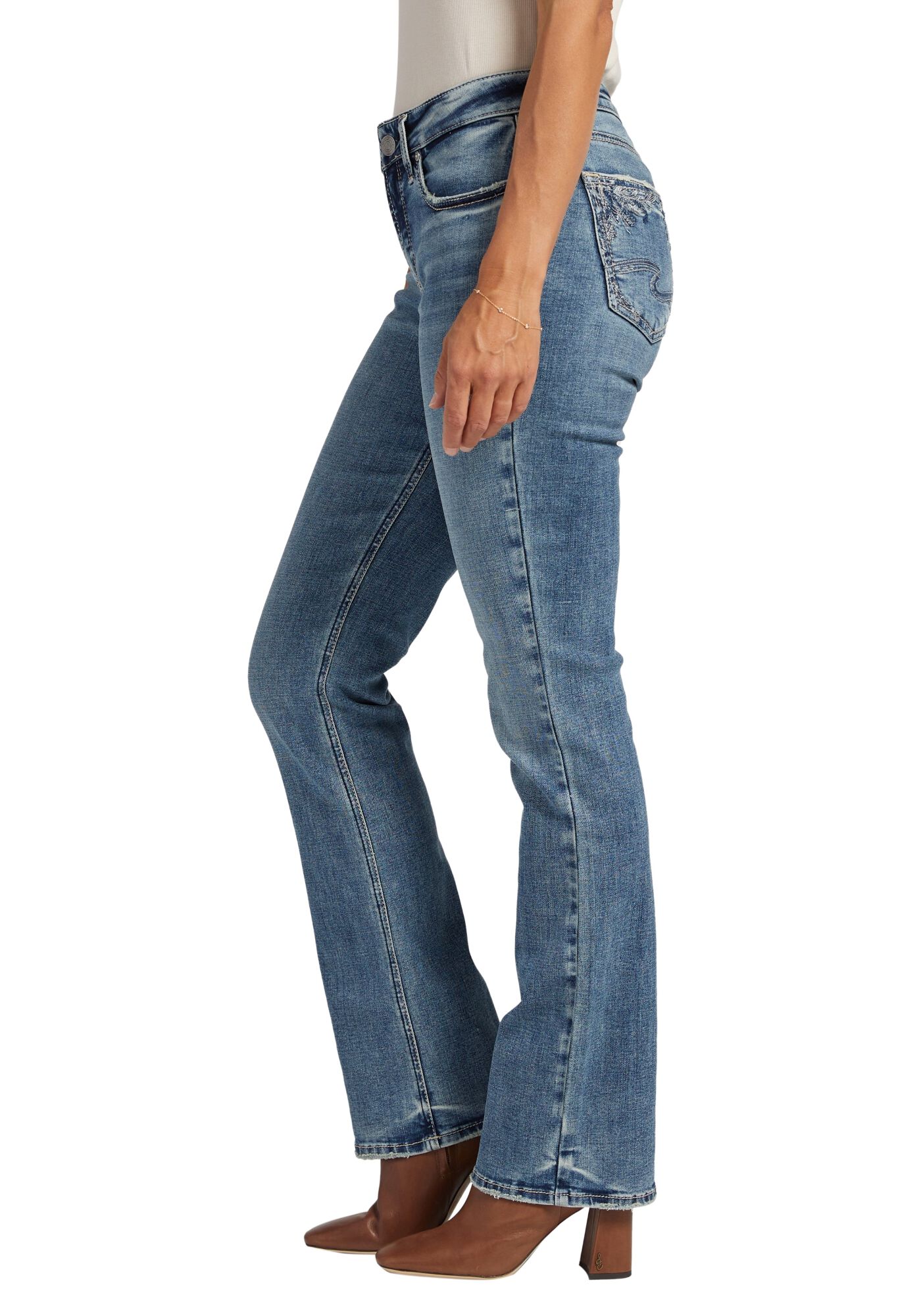 suki curvy mid rise slim bootcut jean Image 3
