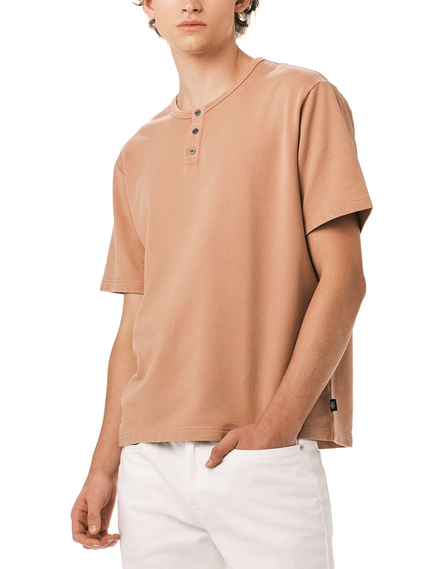 kandor short sleeve henley t-shirt