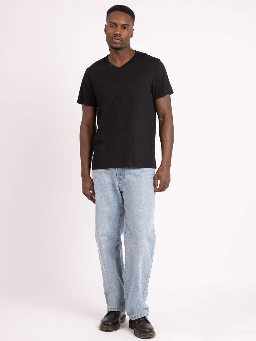 miles v neck basic tee Image 2