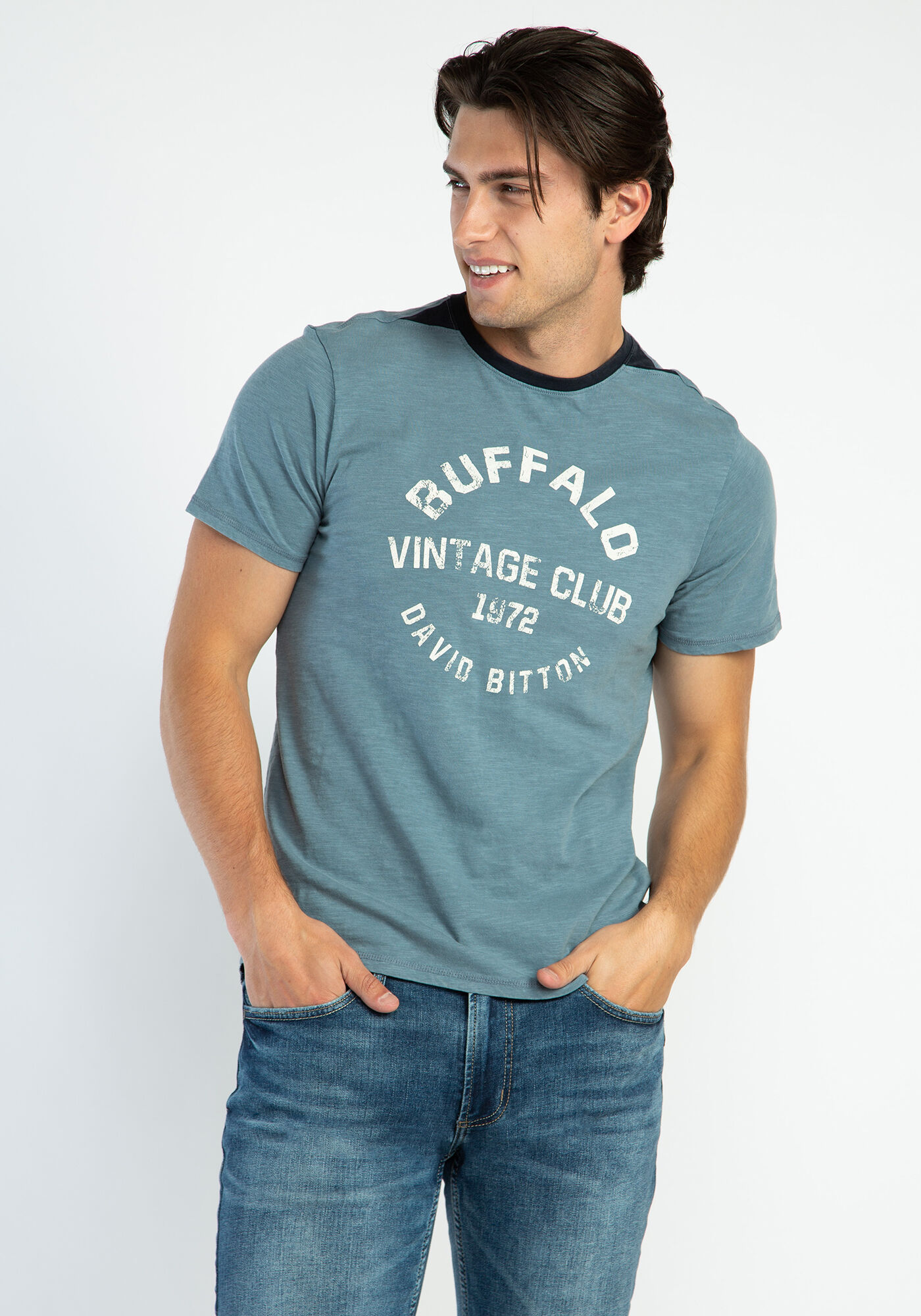 vintage club graphic tee shirt Image 1