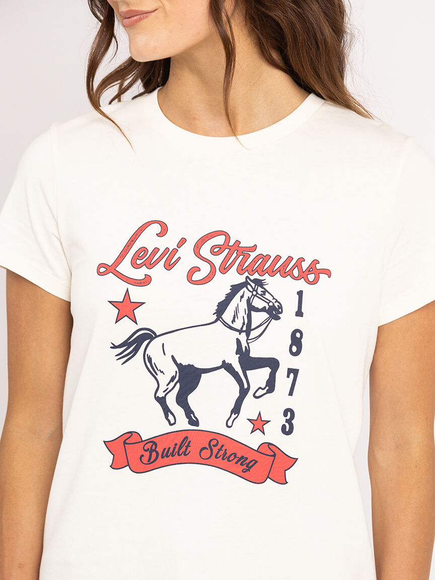 Levi s The Perfect Tee Women Horse Egert Graph L