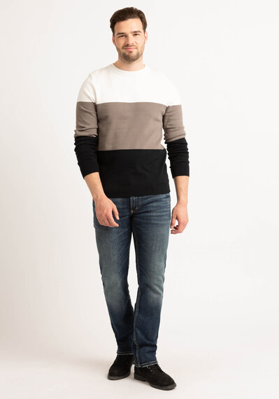 barrett striped crewneck sweater Image 4