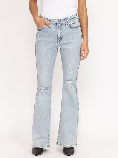 high rise flare jean light authentic high rise flare jean light authentic