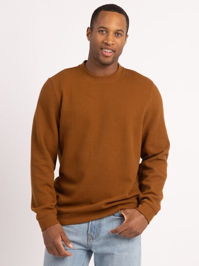 cole waffle knit crewneck sweater cole waffle knit crewneck sweater