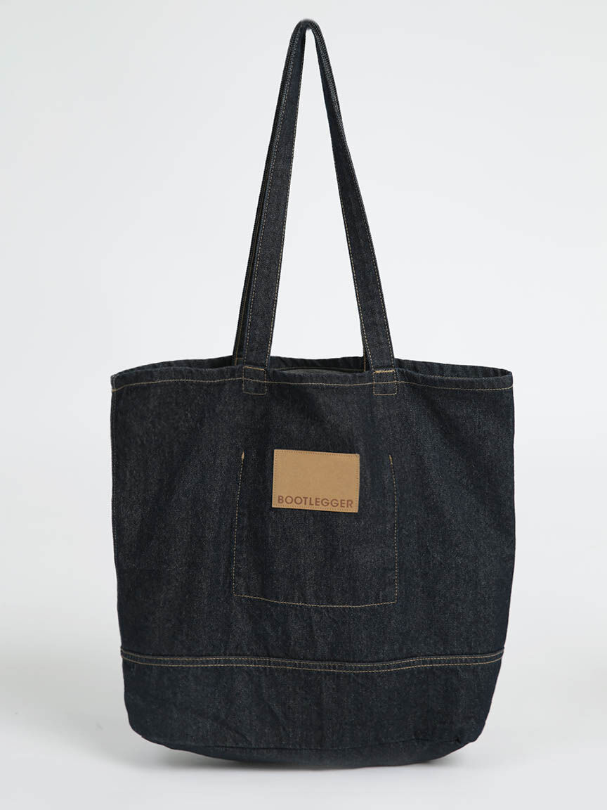 essential denim tote bag Image 1