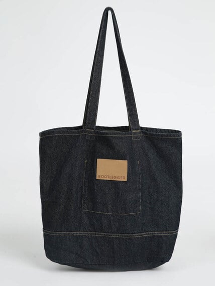 essential denim tote bag essential denim tote bag Image 1