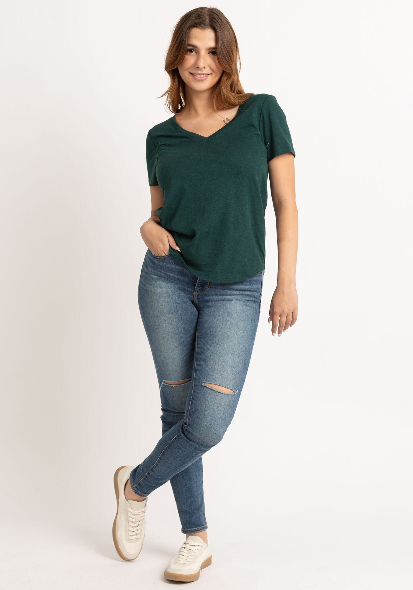 elena v-neck t-shirt Image 3