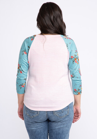 melinda printed 3/4 sleeve melinda printed 3/4 sleeve Image 2