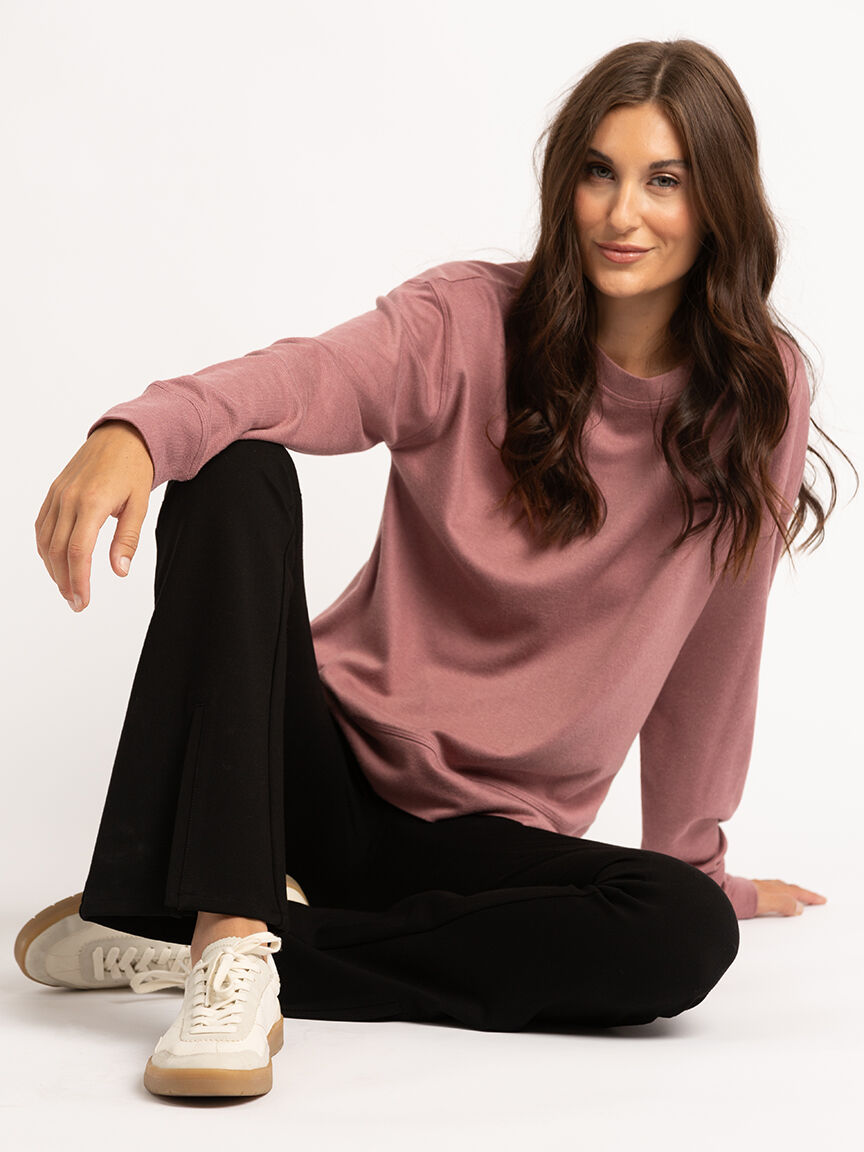 hermione super soft crew neck popover Image 5