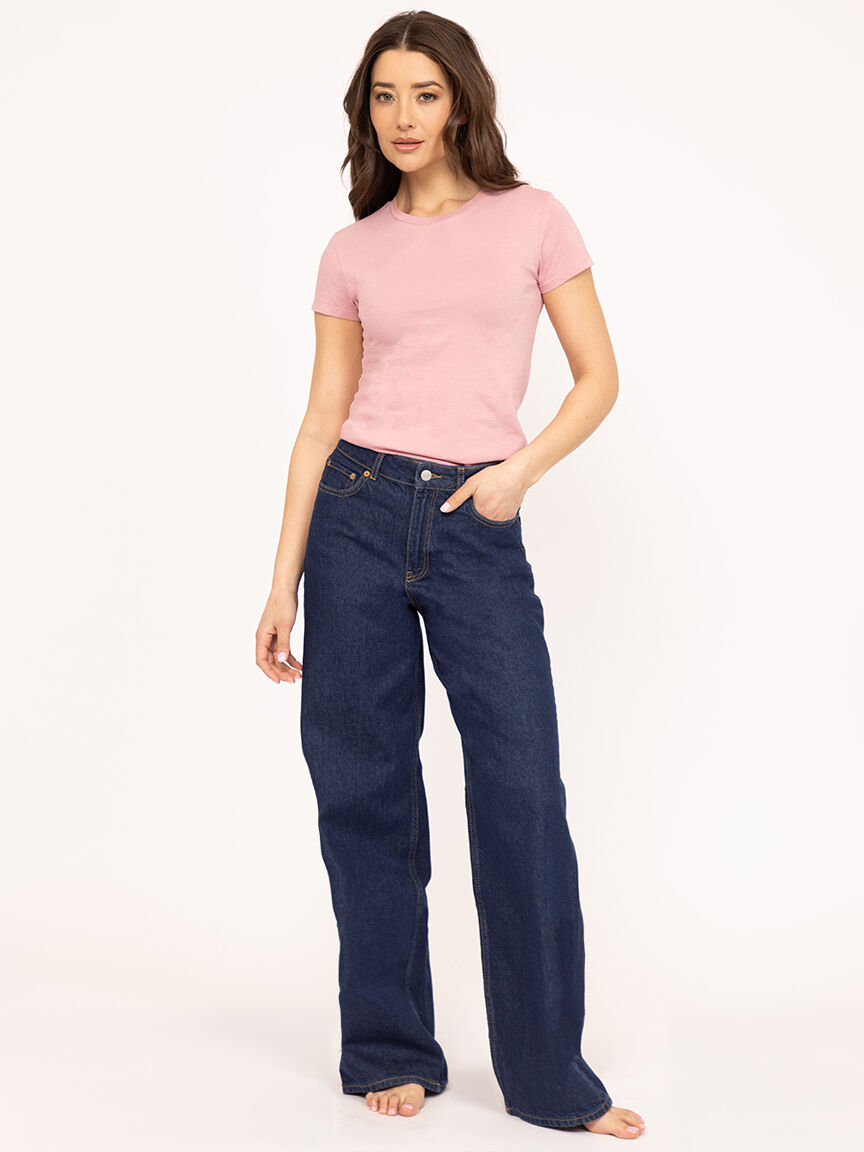 short sleeve tee pink