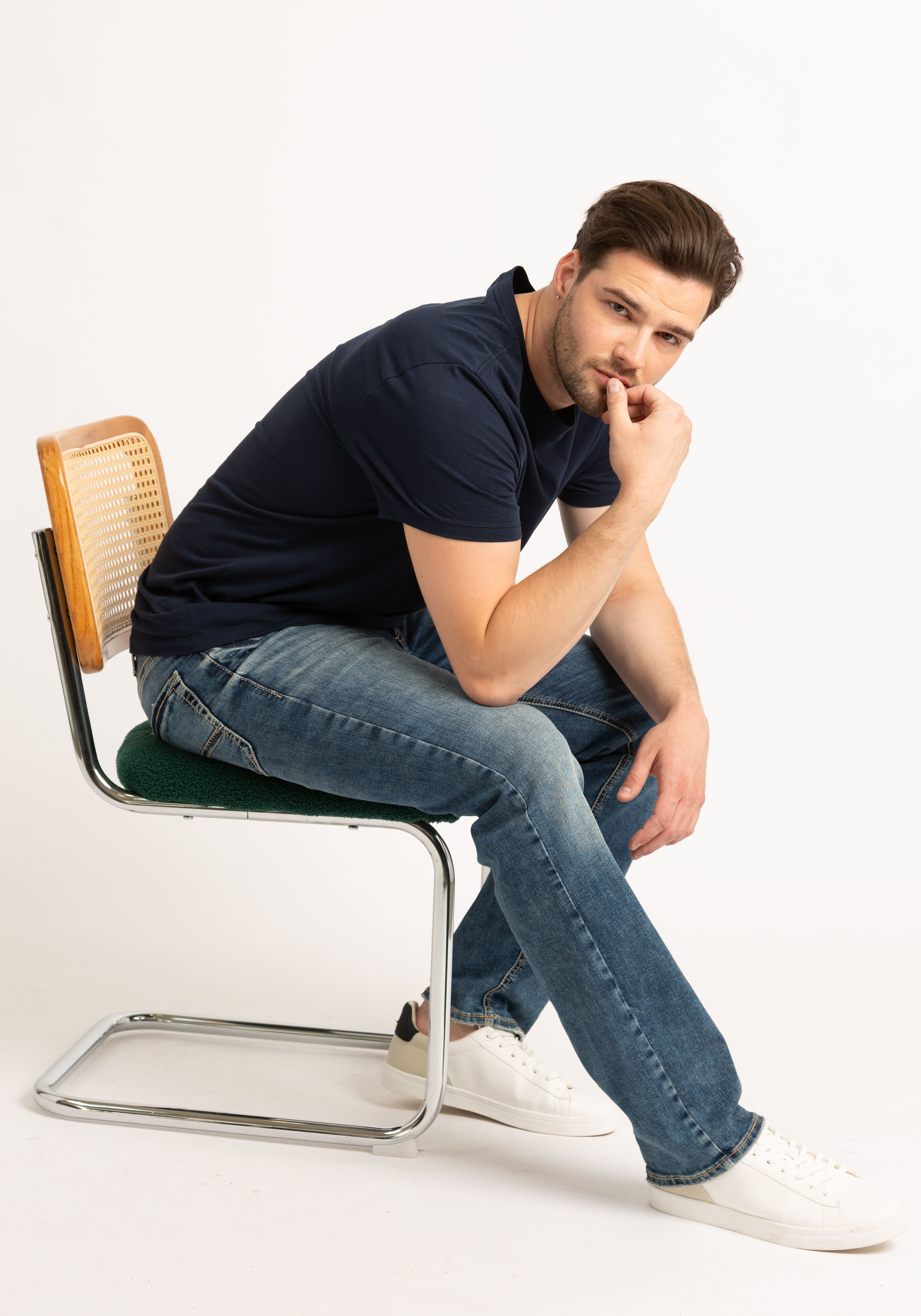 grayson easy fit straight leg jeans Image 1