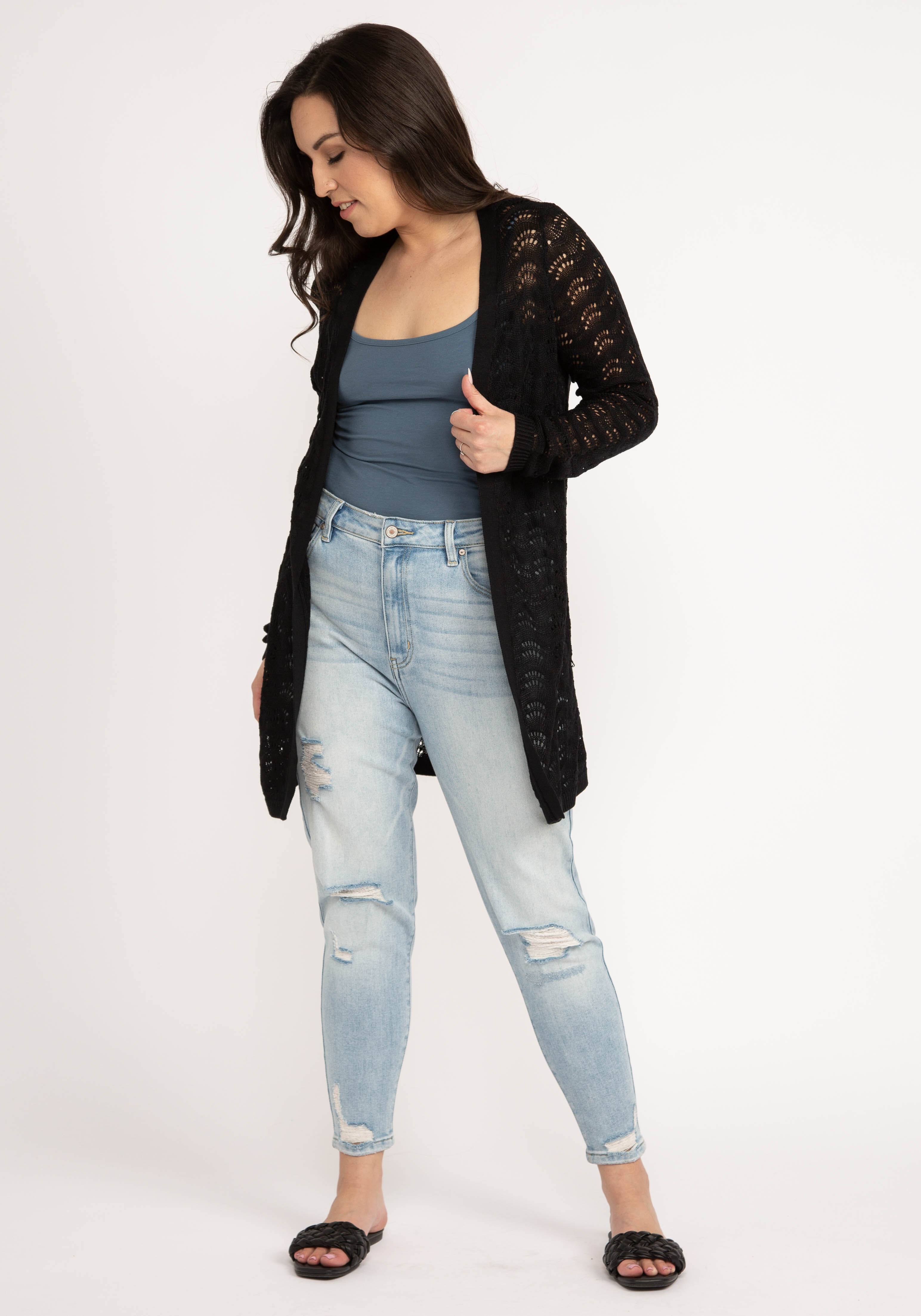 deidre open cardigan Image 3