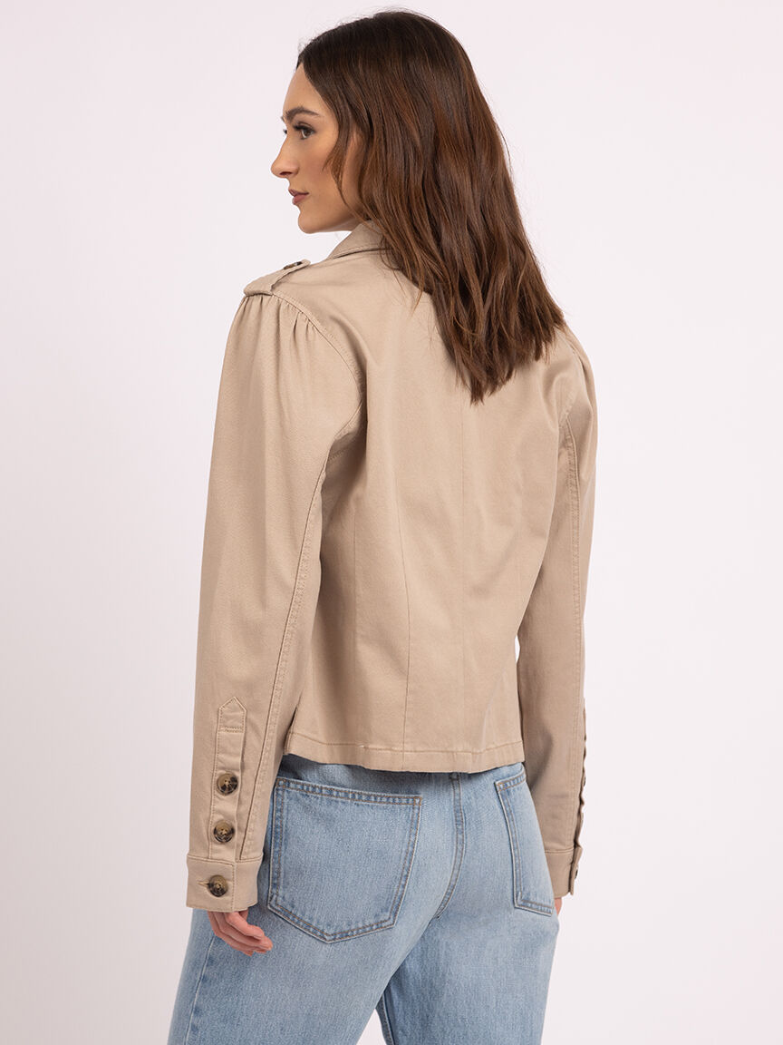 prima button front jacket Image 4