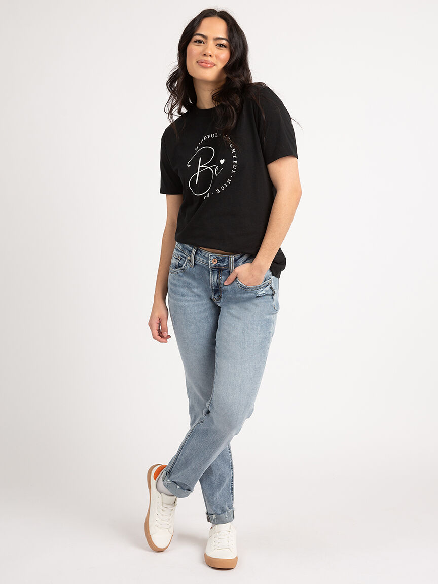 be kind short sleeve graphic t-shirt Image 2