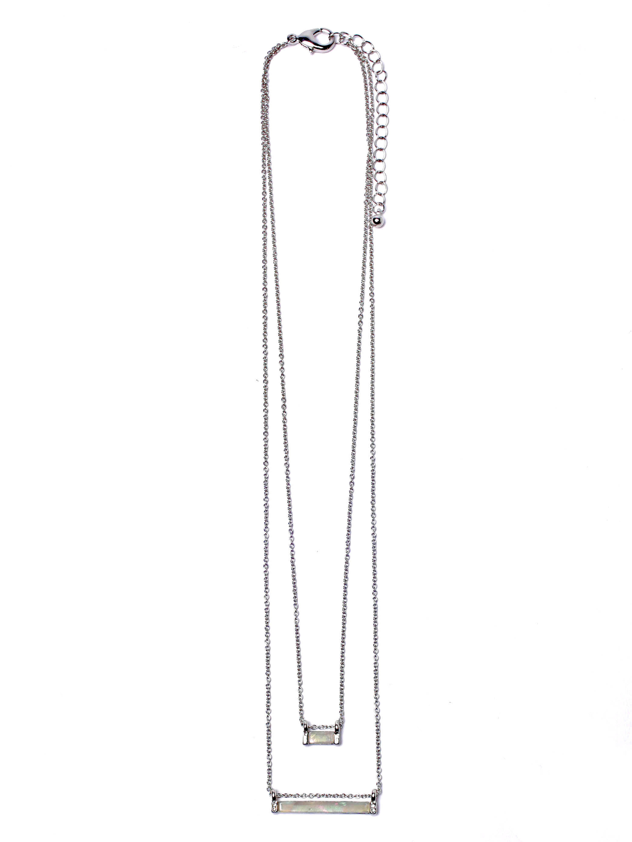 pearlescent bar necklace Image 2