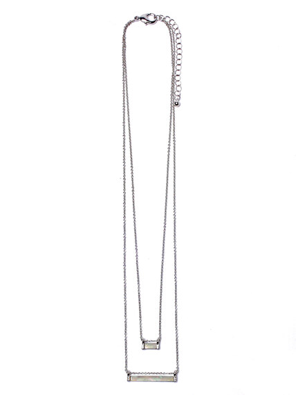 pearlescent bar necklace pearlescent bar necklace Image 2