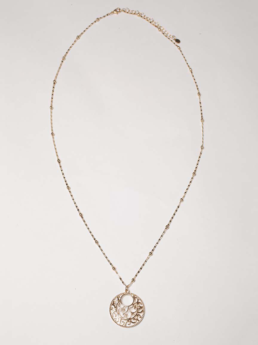 filigree long necklace Image 2