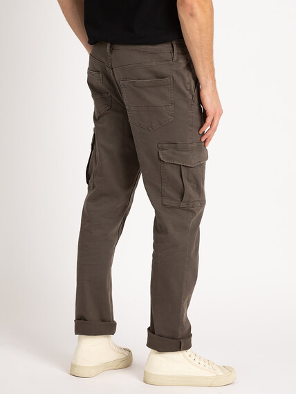 mens' slim straight army cargo pants | BRODY