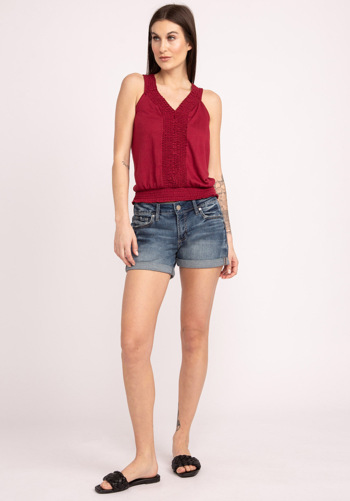 athena double v-neck top Image 3