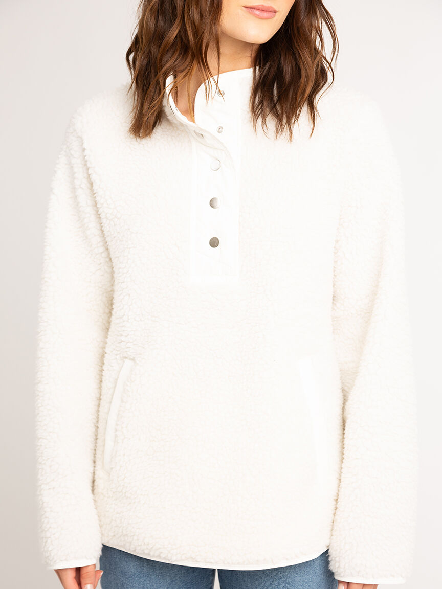 sadie sherpa button henley Image 5