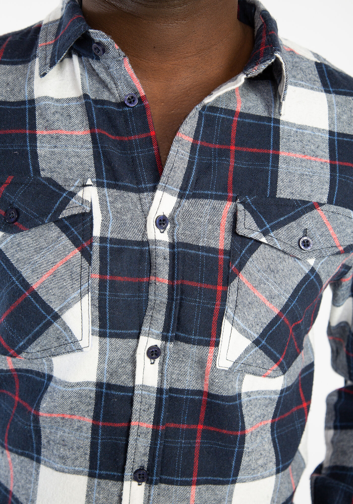 plaid long sleeve shirt Image 6