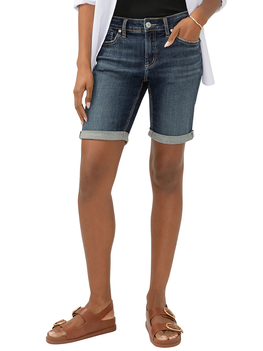 Elyse Mid Rise Bermuda Shorts Image 1