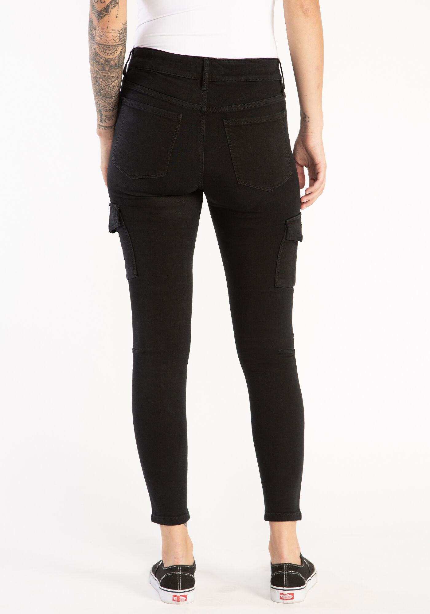 Black cargo pants womens skinny shop