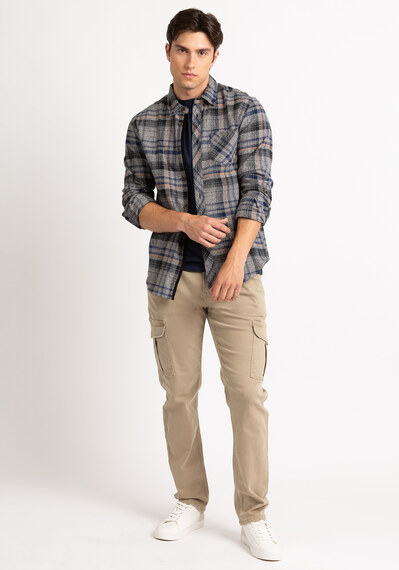 eli flannel button-up shirt Image 3