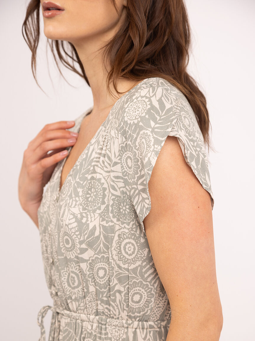 maren v neck mini dress Image 4