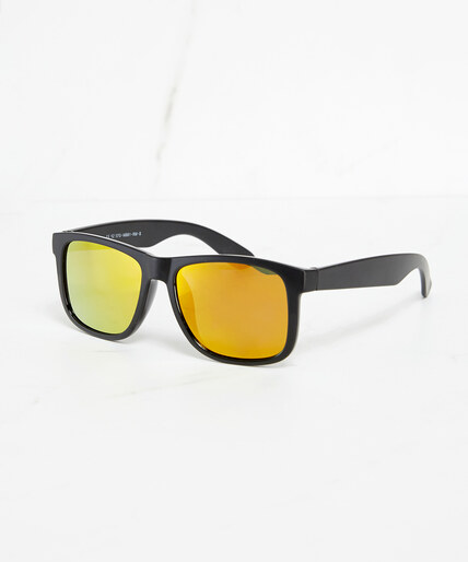 yellow mirrored lense sunglasses Image 1