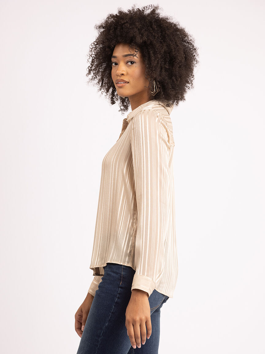 krista stripe shirt Image 3