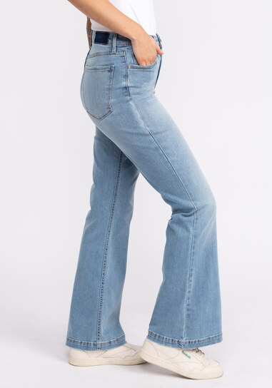 flawless high rise flare jeans
