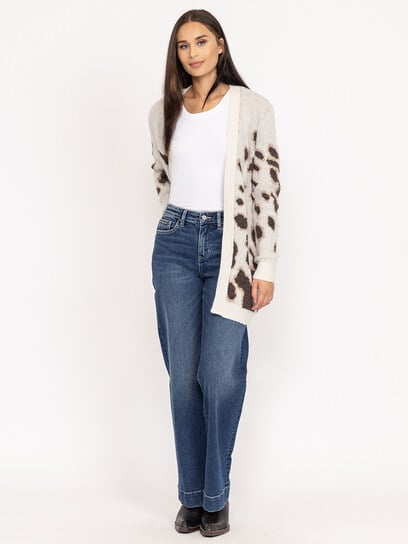 animal print cardigan animal print cardigan