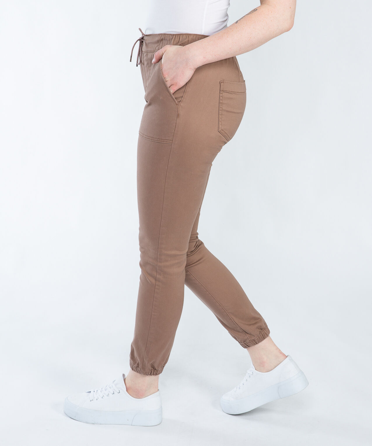 high rise jogger - wild ginger Image 3