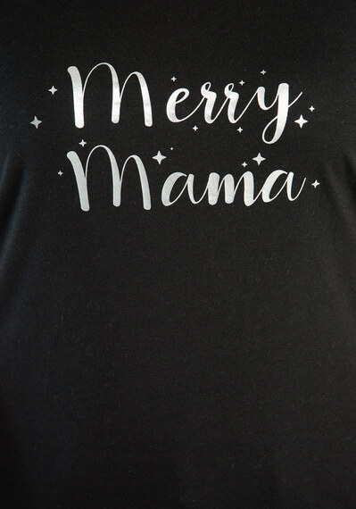 merry mama scoop neck graphic tee Image 6