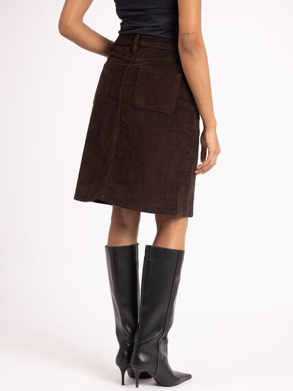 corduroy midi skirt corduroy midi skirt Image 3