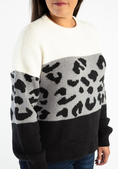 arlene animal colourblock popover sweater  Image 4