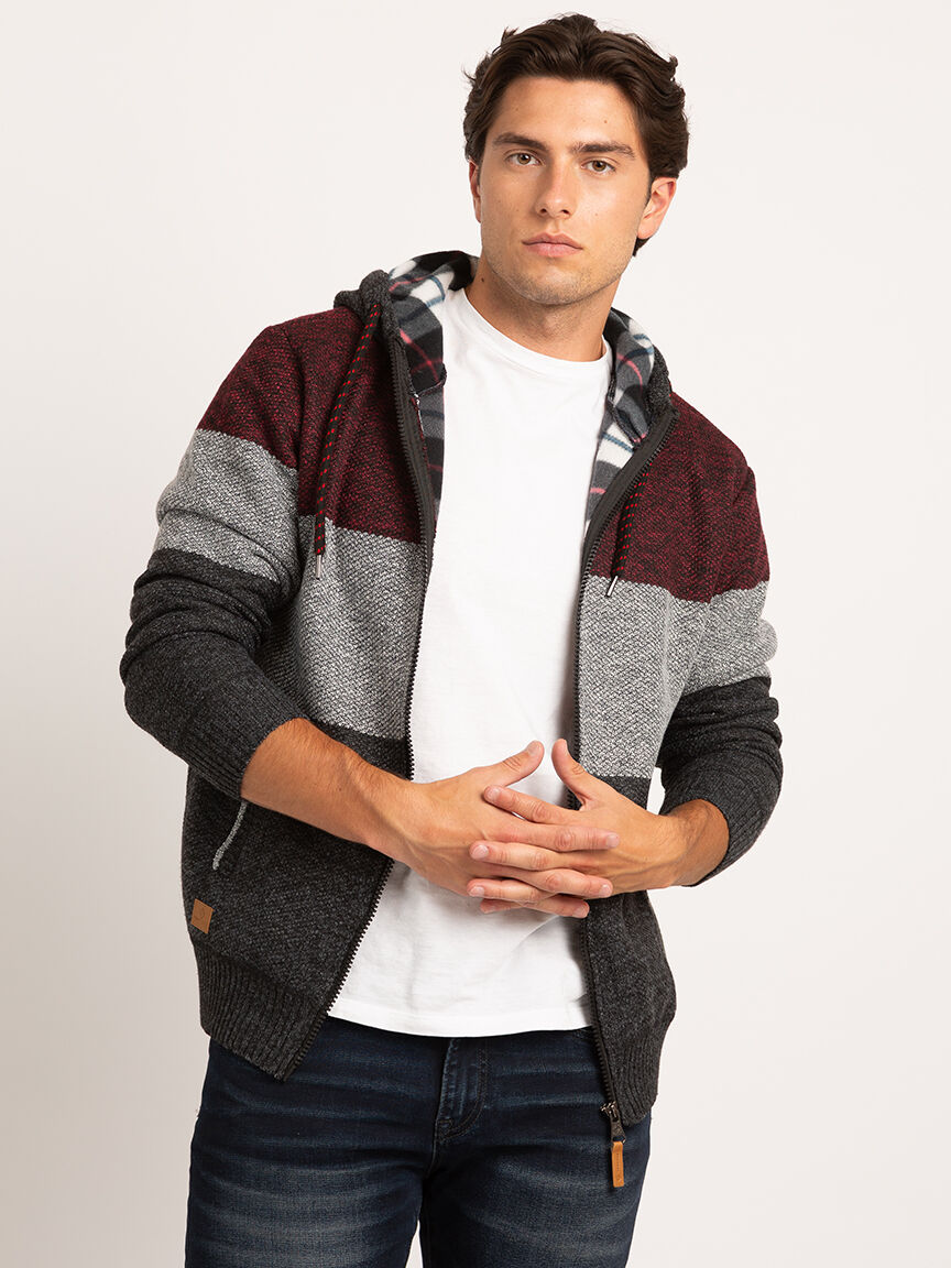 Plush lined hoodie hotsell