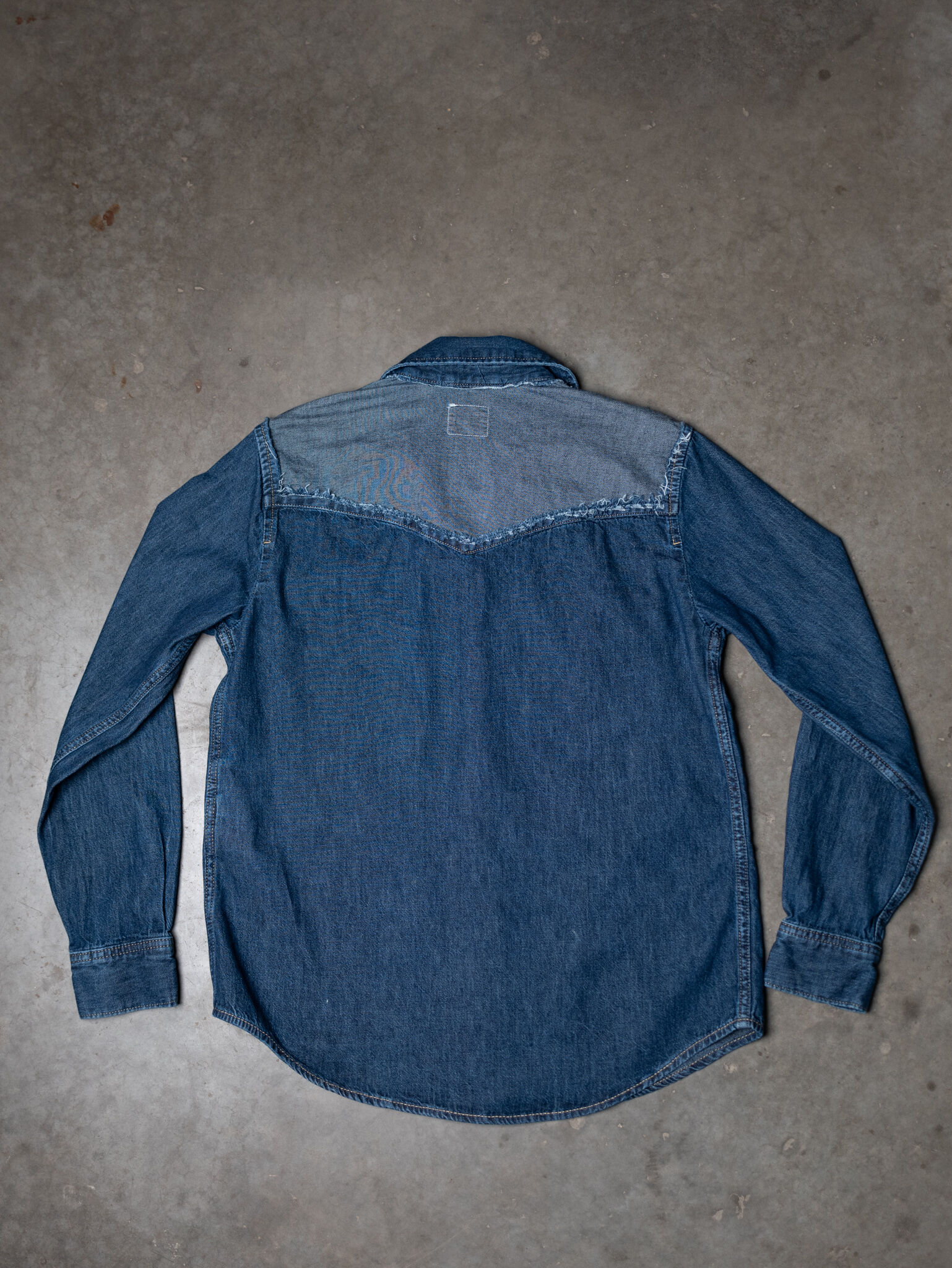 levi's pearl snap denim shirt Image 4