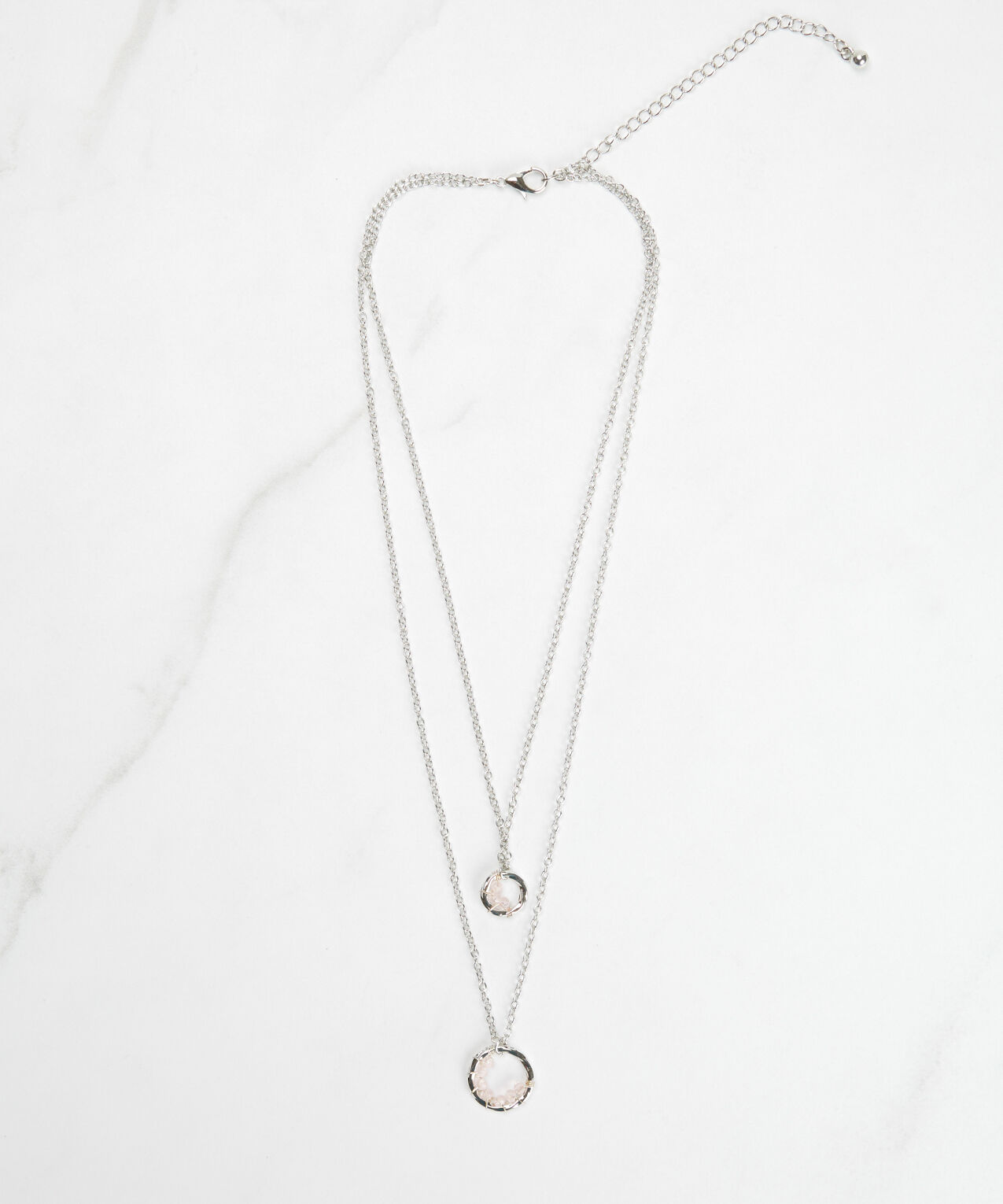 short layered pendant necklace  Image 3