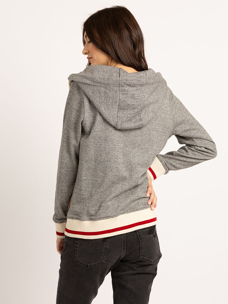 zaharah cabin full zip hooded fleece Image 5