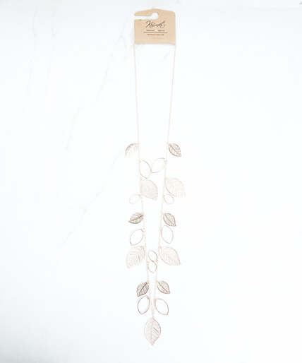 stationed leaf necklace  stationed leaf necklace  Image 1